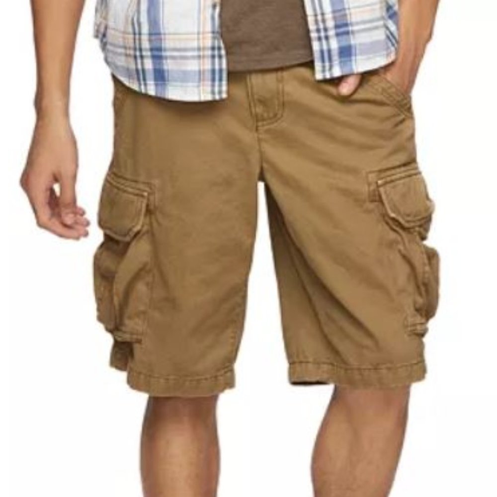 Urban Pipeline Shorts 16 Boys Cargo Adjustable Waist Bronze Length Casual